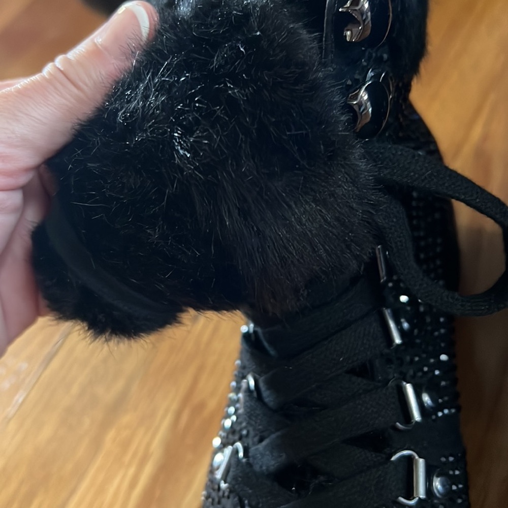Express, Black Boots, Size 6 View 4